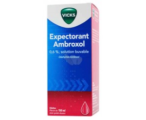 VICKS EXPECTORANT Ambroxol 0,6% sirop adultes 150 ml 